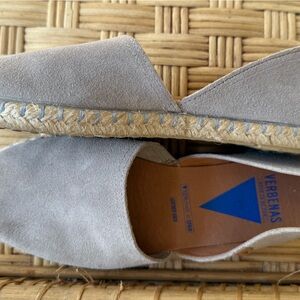 Verbenas Taupe Suede Espadrille Slip-Ons
